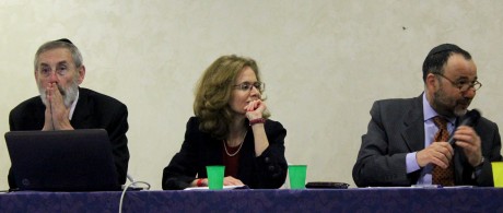 DiSegni_Dawan_DellaRocca Rav Riccardo Di Segni, Daniela Dawan, Rav Roberto Della Rocca