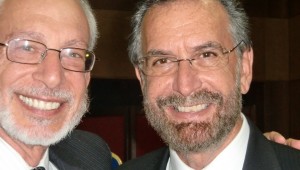 Da sinistra, Rav Eugene Korn e Rav Rosen