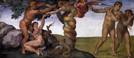 La cacciata dal Paradiso secondo Michelangelo