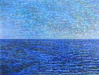 OP 3 - Sea Dreaming, 1983, acrilico su tela  cm. 171x129