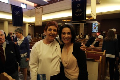 La presidente del Bené Berith Europa Erika Van Gelderun con la presidente delle donne musulmane italiane Dounia Ettaib