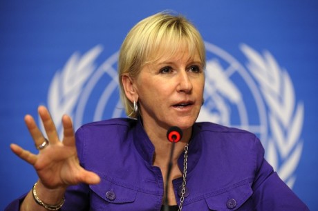 Margot Wallstrom, ministro degli esteri svedese (Foto: AFP)