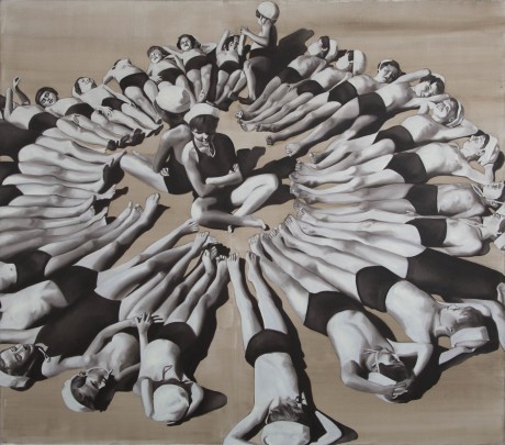 Barbara Nahmad, Summer Camp, 150×170 cm, 2012