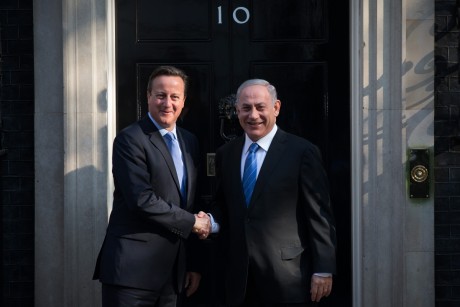 David Cameron e Beniamin Netanyahu
