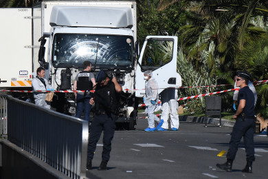 Nizza, il camion dell'attentato