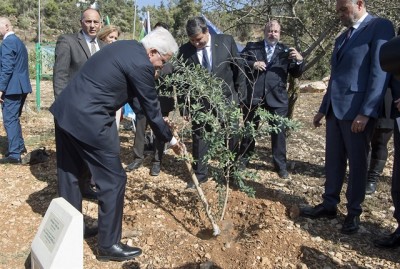 Sergio Mattarella al Giardino della Nazioni