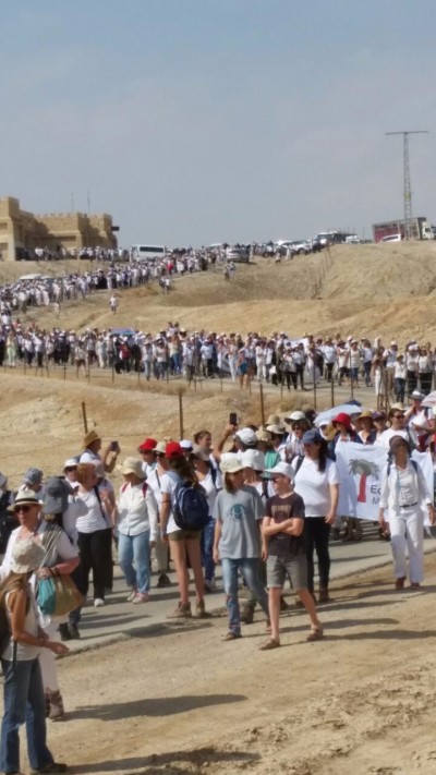 Un'immagine della Marcia per la Pace