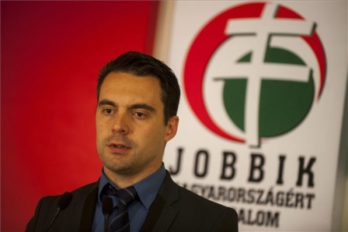 Gabriel Vona. leader del partito ungherese di estrema destra Jobbik