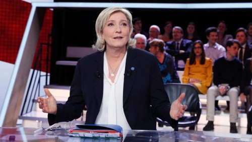 Marine Le Pen, leader del Front National (foto Afp)