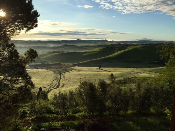 Il panorama dalla Cantina Giuliano