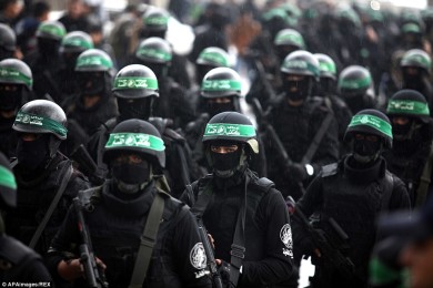 Una parata di Hamas a Gaza