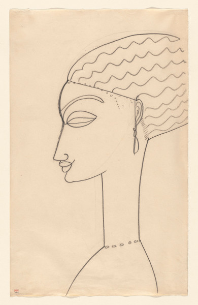 Woman in Profile, 1911-12