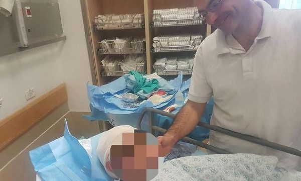 Il bambino ferito a Hebron in ospedale