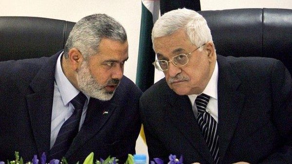 I due leader di Hams e Fatah