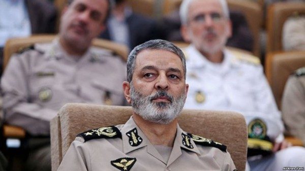 Il Generale iraniano Abdolrahim Mousavi, comandante dell'esercito iraniano