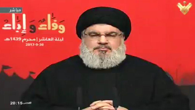 Il leader di Hezbollah Hassan nasrallah