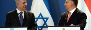 Il premier israeliano Bibi Netanyahu e quello ungherese Viktor Orban
