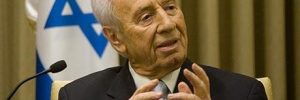 Israeli president Shimon Peres