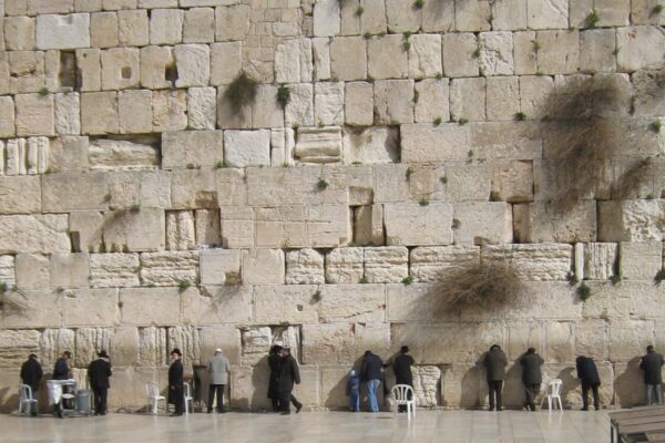 Muro del Pianto, rimasto dalla distruzione del Tempi di Gerusalemme