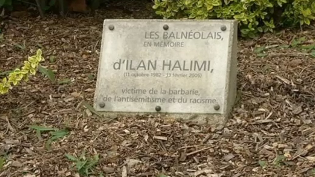 La stele di Ilan halimi danneggiata