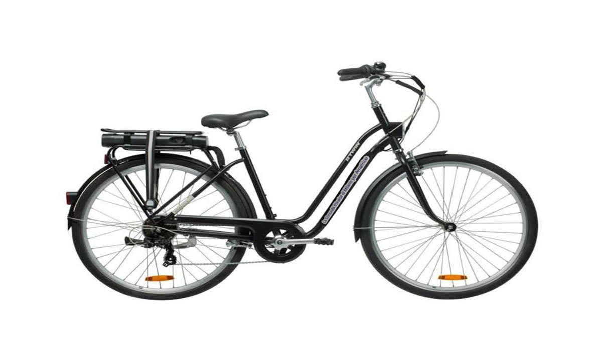 Una delle 10 biciclette donate dalla Comunità Ebraica di Milano ad Amatrice