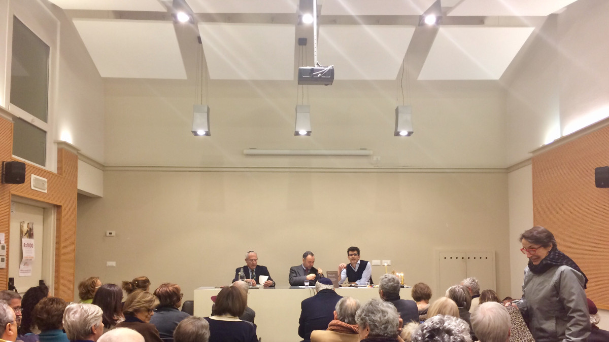 I reakltori dell'incontro in Claudiana su identità e comunità ebraiche in Italia