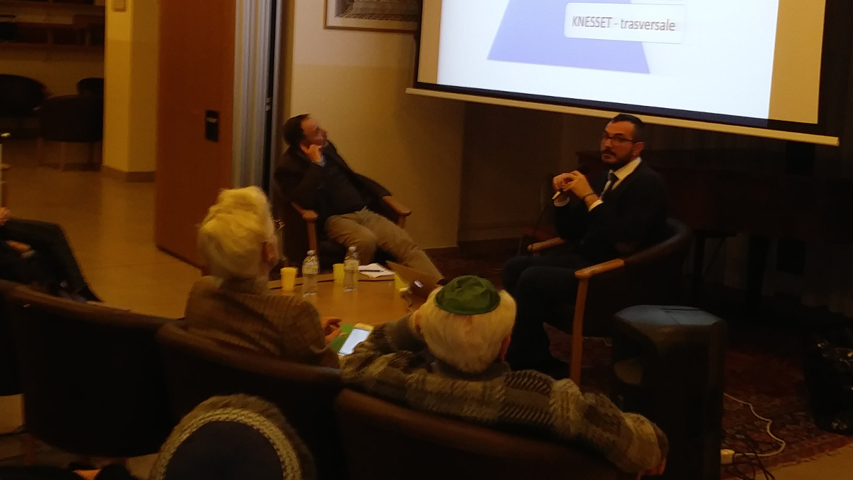 Giovanni Quer alla serata Kesher sulle minoranze in Israele