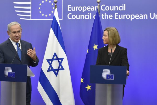 beniamin Netanyahu e Federica Mogherini