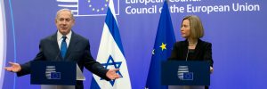 Beniamin Netanyahu e Federica Mogherini