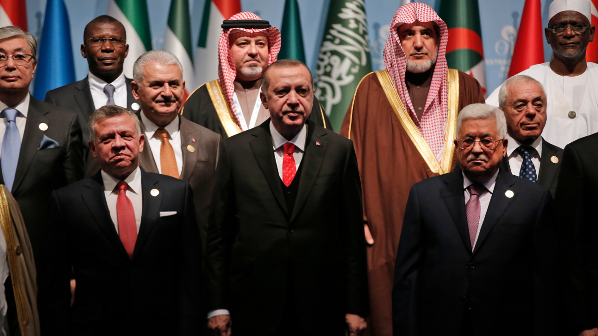 I leader arabi al summit dell'OIC a Istanbul