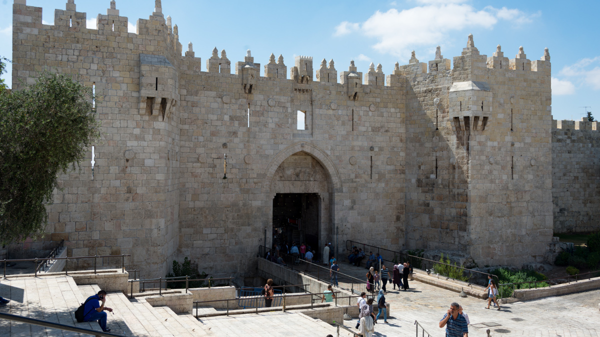 La Porta di damasco a Gerusalemme