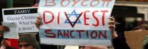 Manifestazione per il boicottaggio di Israele
