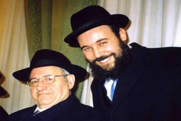 Rav Laras con Rav David Sciunnach