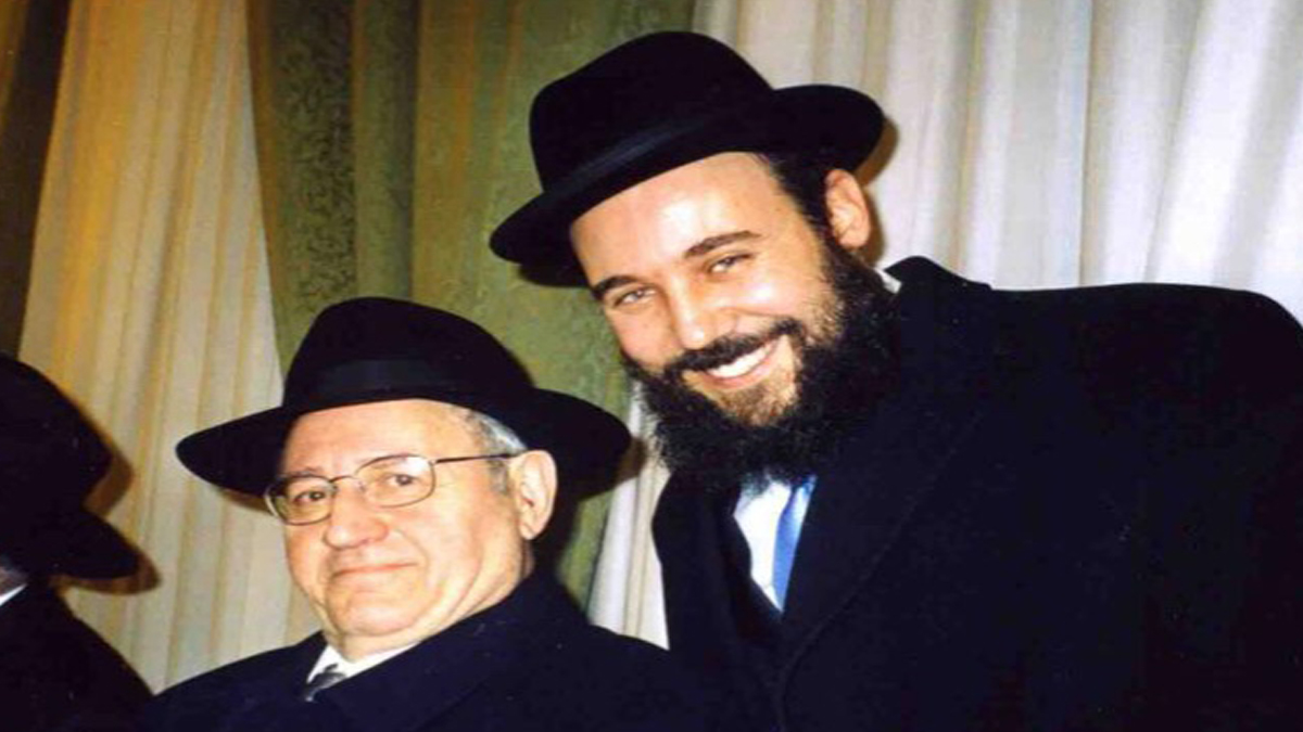 Rav Laras con Rav David Sciunnach