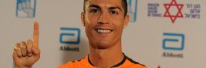 Cristiano Ronald testimonial della campagna di sensibilizzazione del Magen David Adom