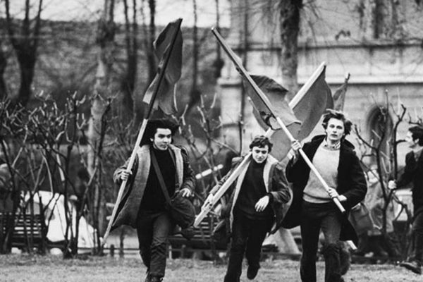 Una manifestazione degli anni '70