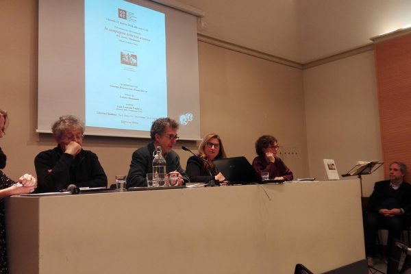 I relatori alla presentazione del libro di Colette Shammah