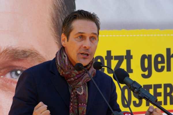 Heinx Christian Strache, leader del partito austriaco FPO