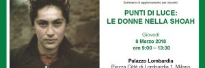La locandina del seminario per docenti sulle donne nella Shoah