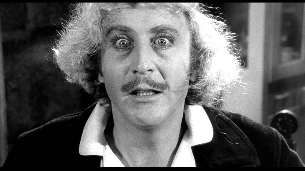 Gene Wilder nel film Frankenstein Junior