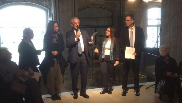 L'inaugurazione al Memoriale della Shoah di Milano della mostra 'Navi della Speranza'