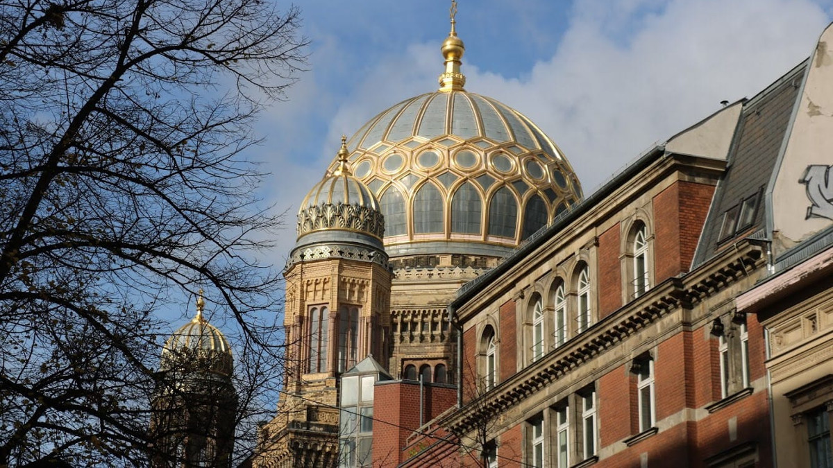 La sinagoga di Berlino, capitale della Germania