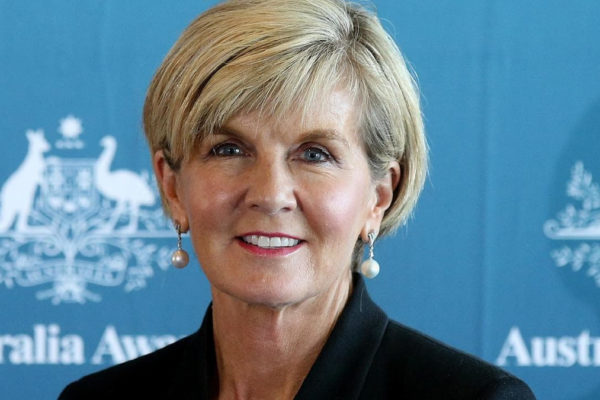 Julie Bishop, ministro australiano degli esteri, ha tagliato i finanziamenti all'Autorità Palestinese perché non vadano alle famiglie dei terroristi
