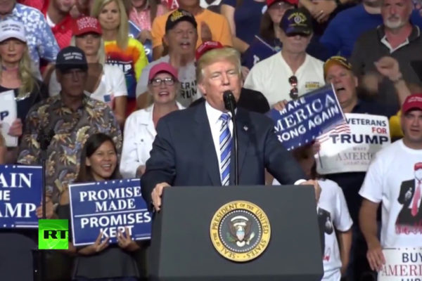 Donald Trump al MAGA Rally in West Virginia