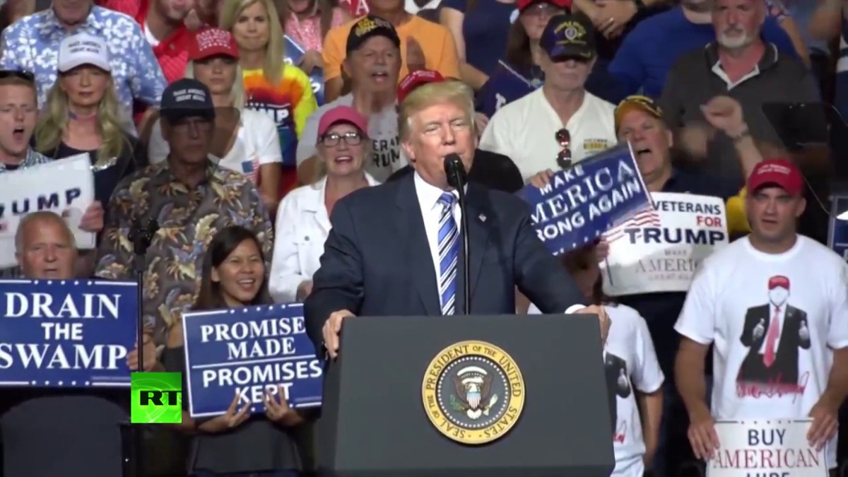 Donald Trump al MAGA Rally in West Virginia