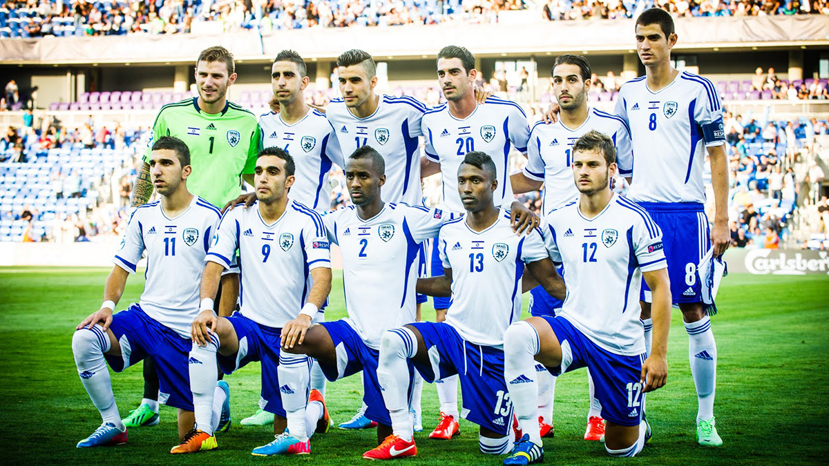 La nazionale israeliana di calcio nel 2014