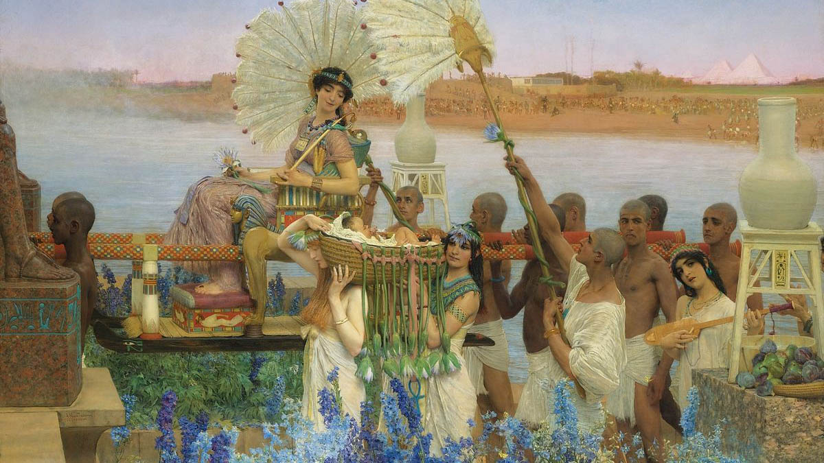 The Finding of Moses di Lawrence Alma-Tadema