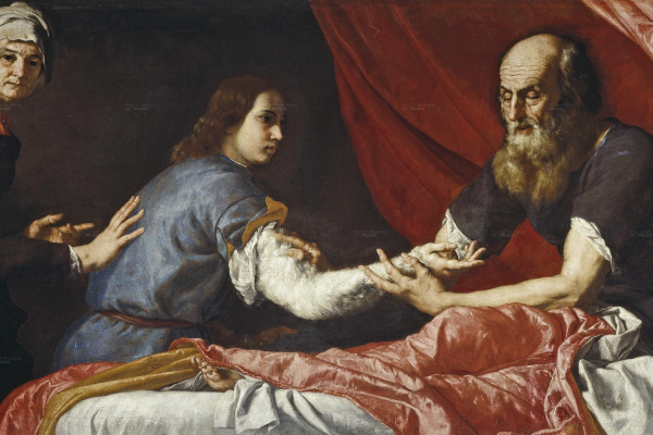 Dipinto di Josè de Ribera "Isacco benedice Giacobbe"