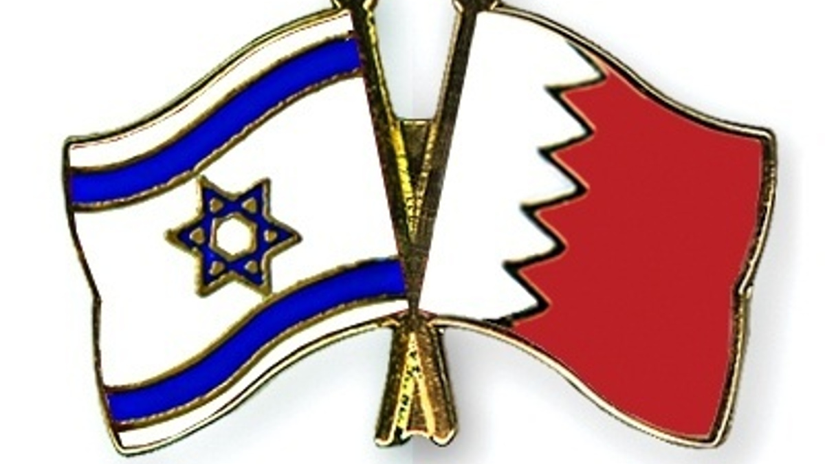 Le bandiere di Israele e Bahrein