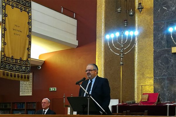 Rav Arbib all'apertura di Jewish in the City